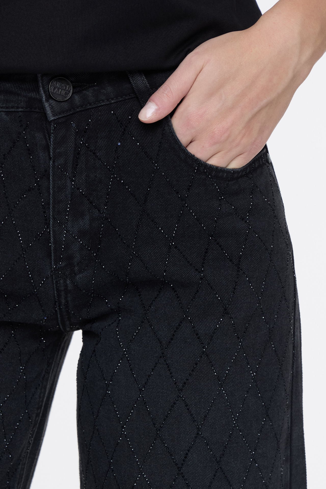 Wide Rombos Black
