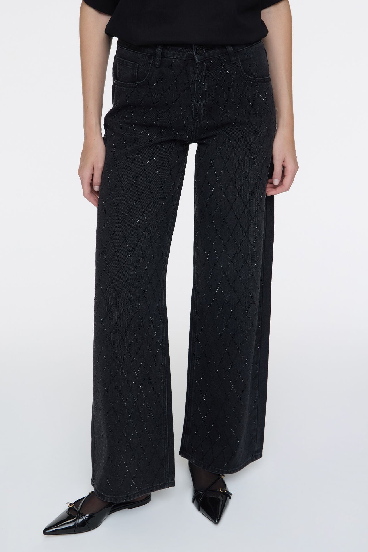Wide Rombos Black