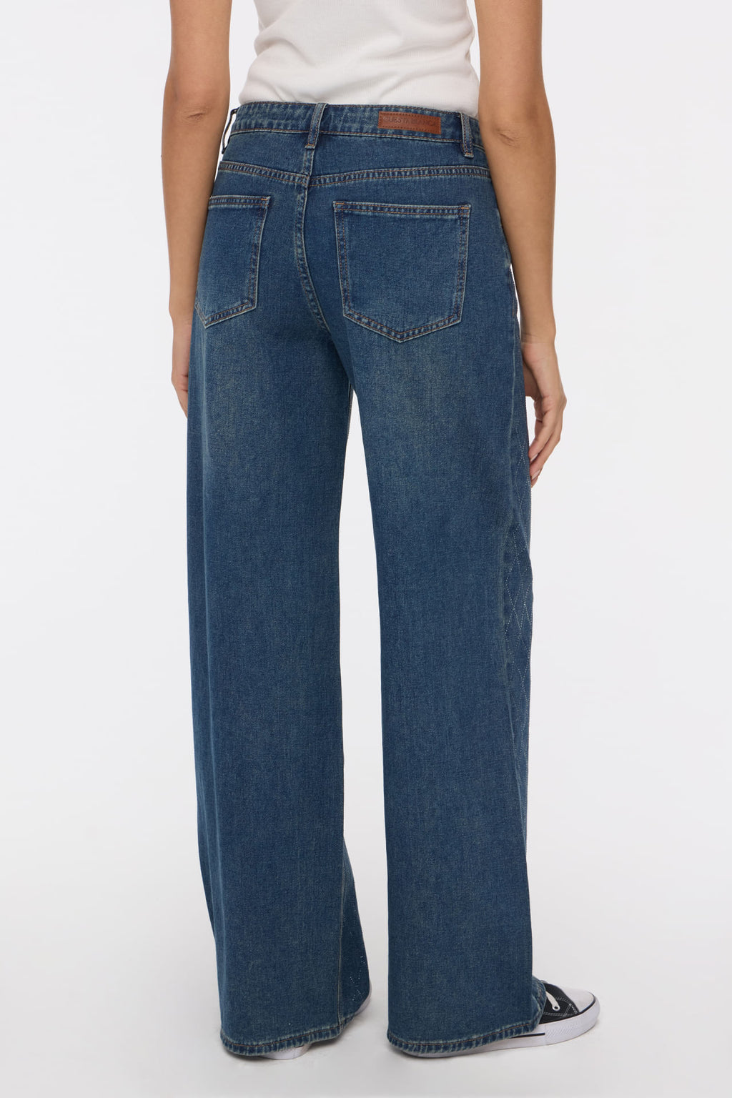 Wide Rombos Dark Blue