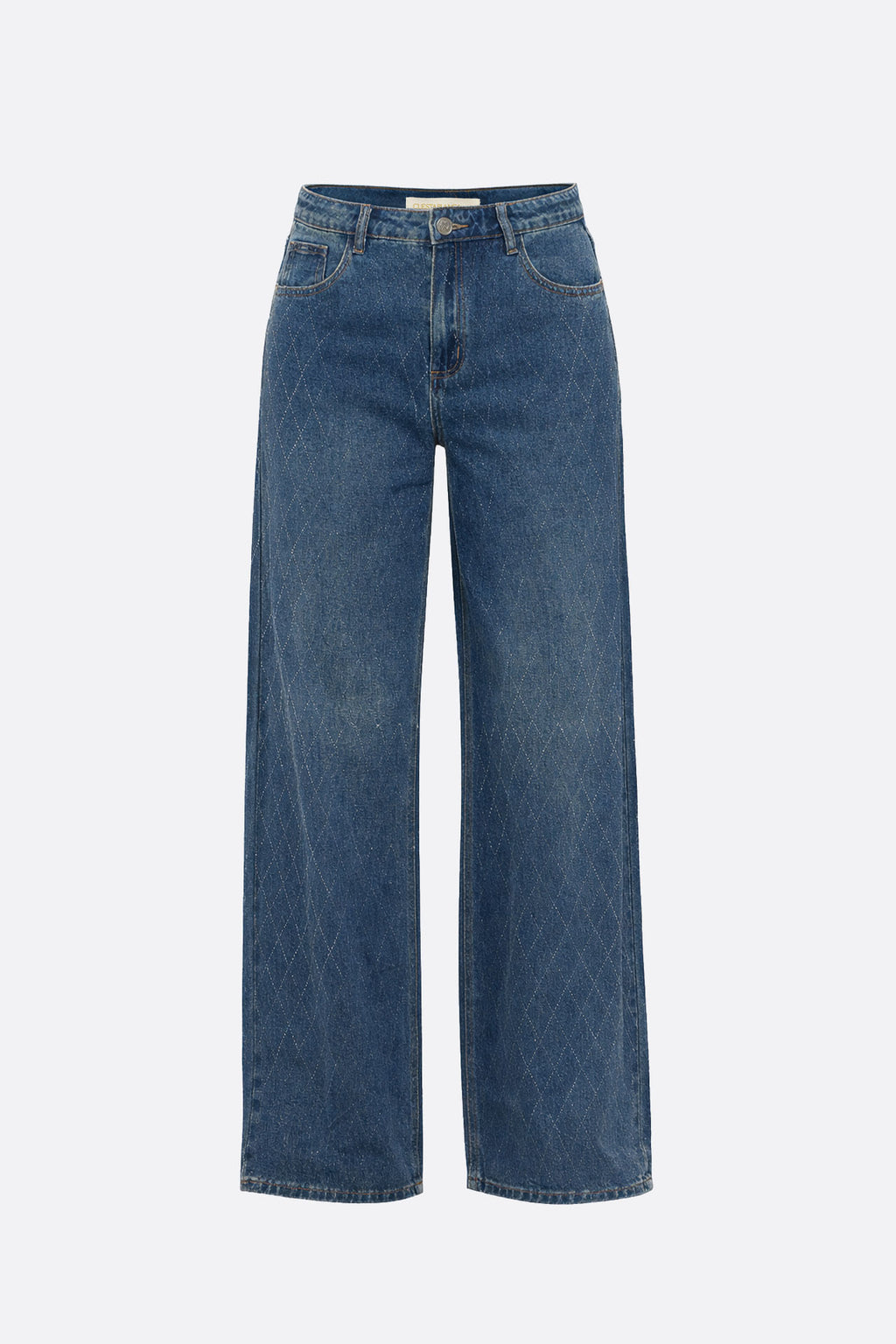 Wide Rombos Dark Blue