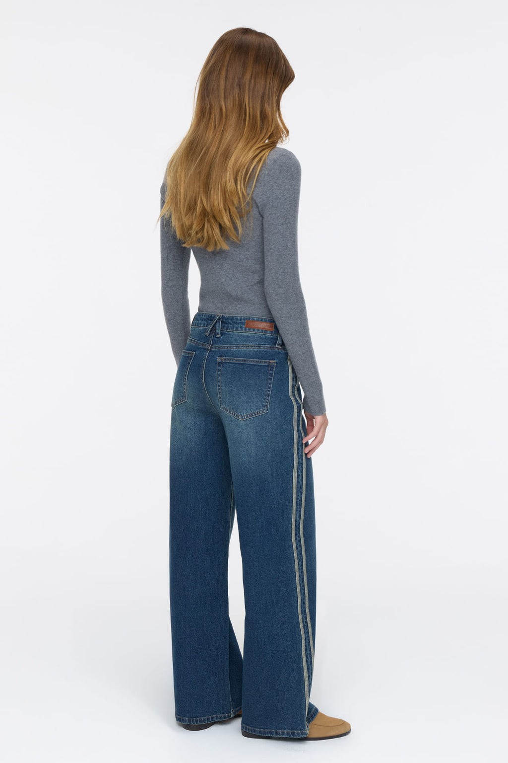 Wide Stripes Vintage Blue