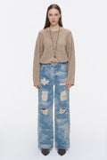 Wide Up Trash Denim Blue