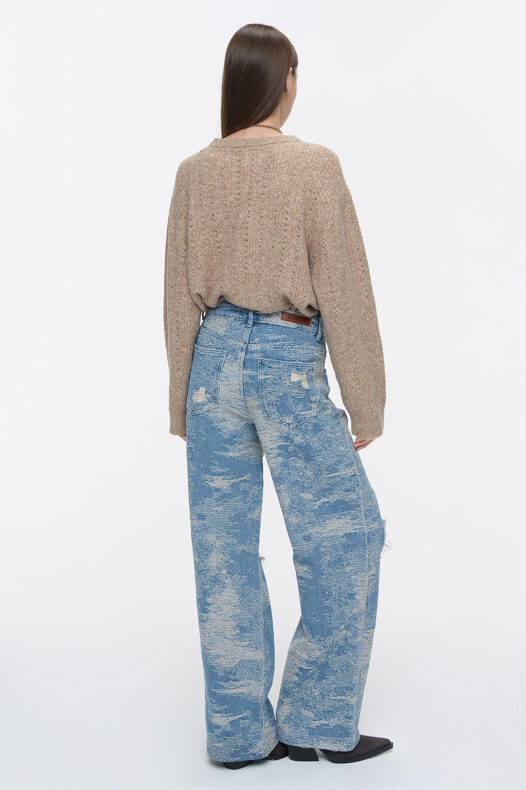 Wide Up Trash Denim Blue
