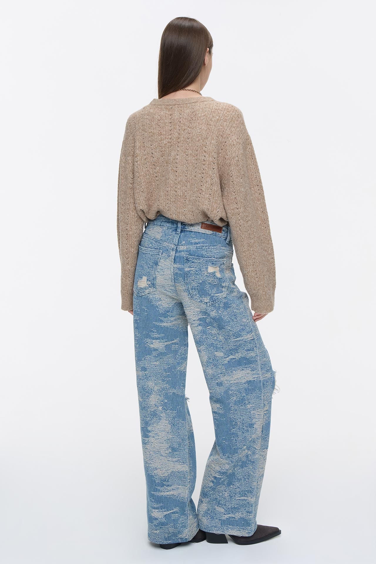 Wide Up Trash Denim Blue